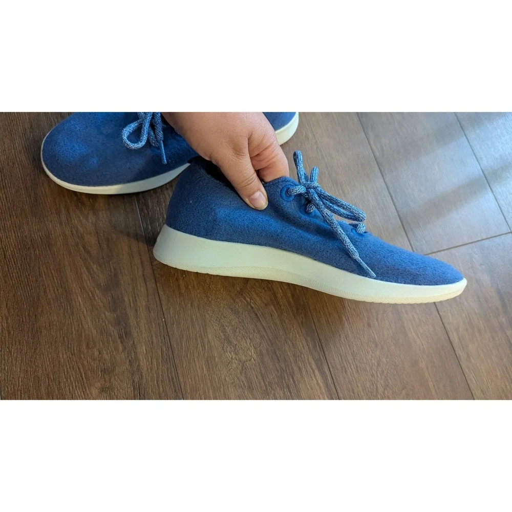 Allbirds Women Wool Runners Blue Merino Wool Sneakers Size 9 WR W9 - Picture 7 of 8